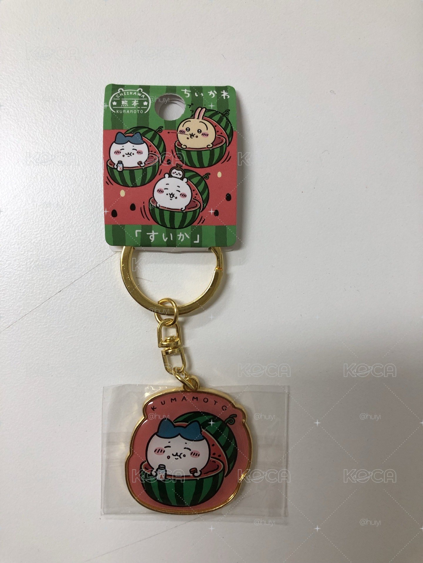 吉伊卡哇 🇯🇵區域限定鐵牌吊飾-小八