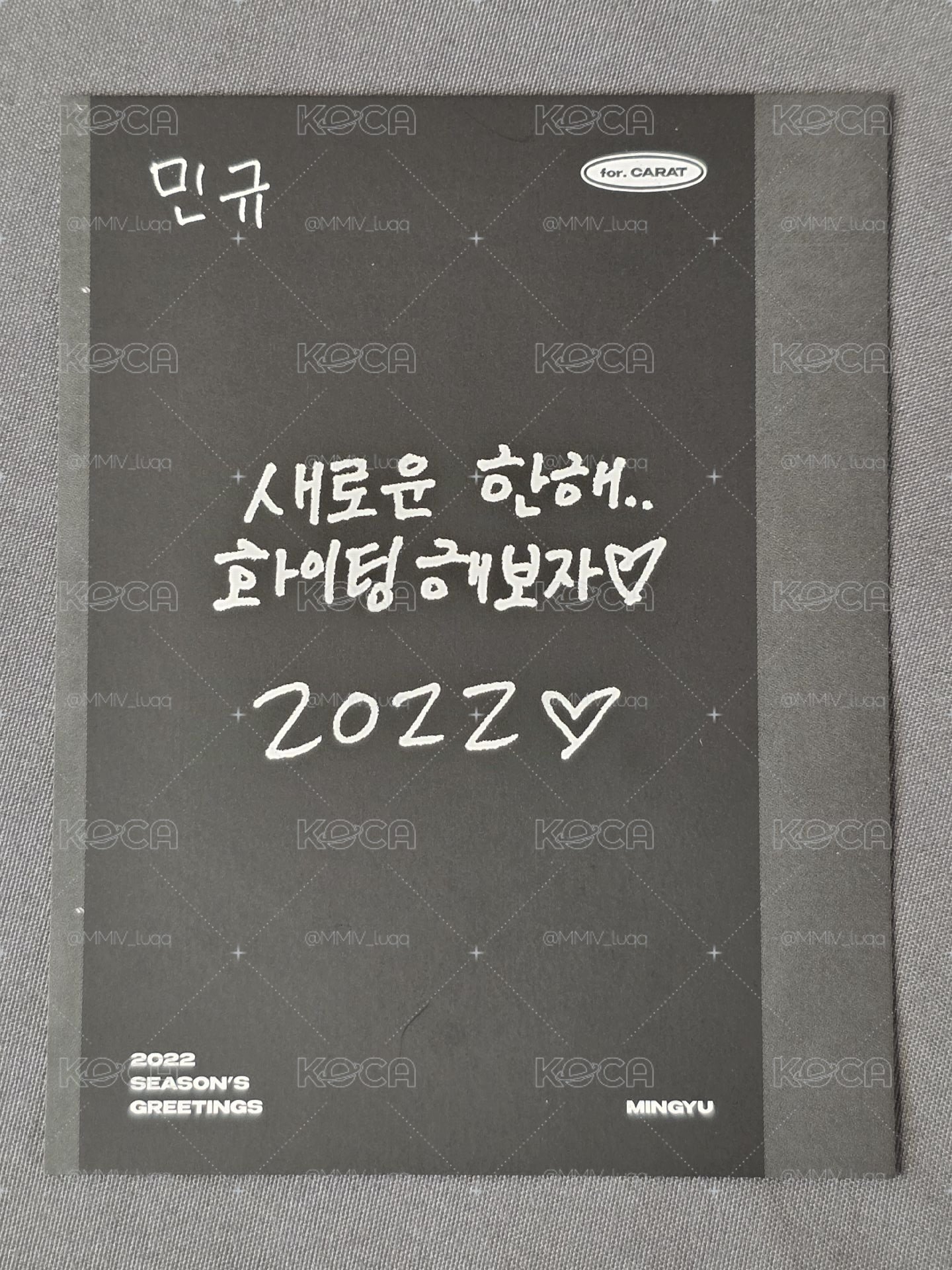 SEVENTEEN 年曆拍立得 奎