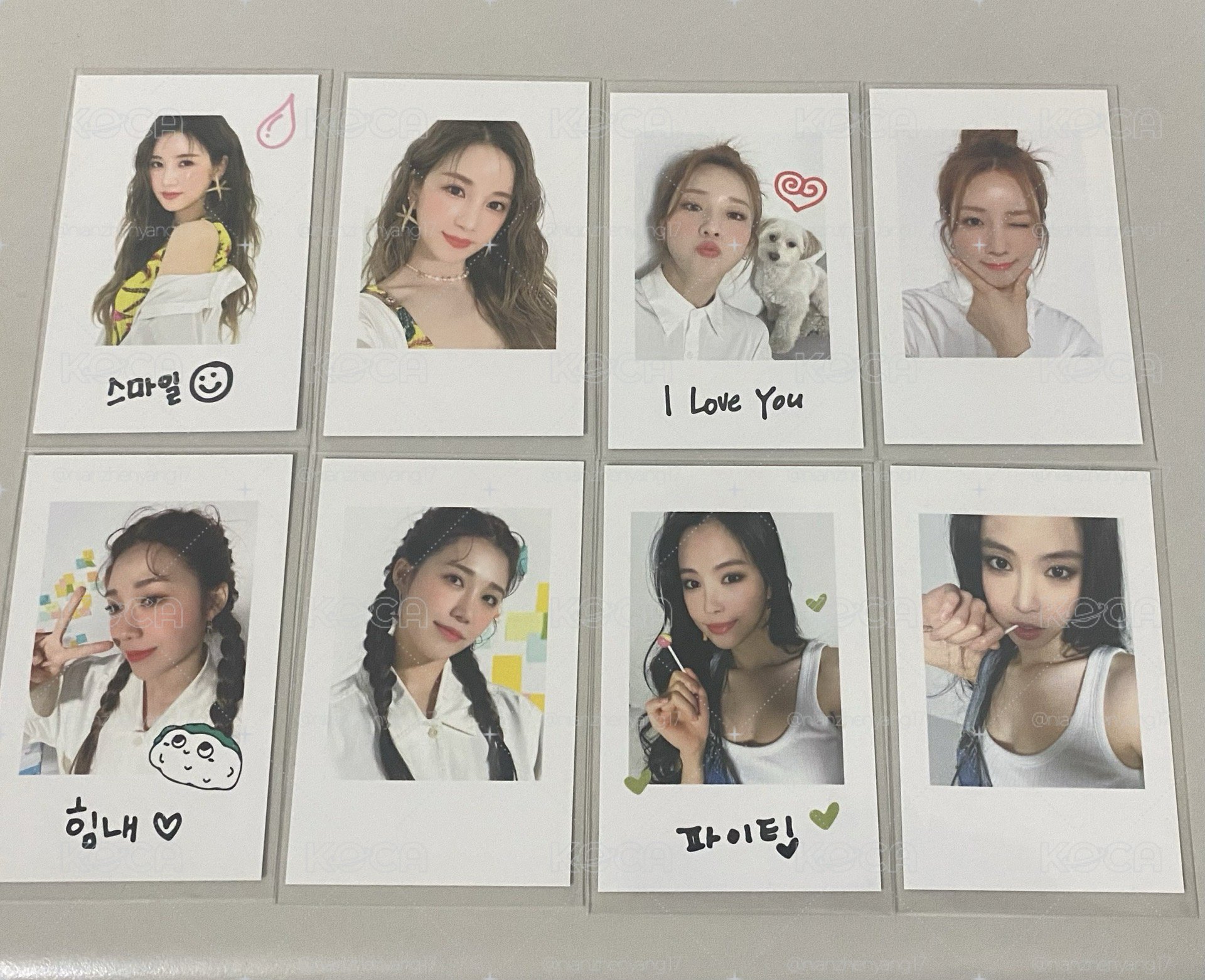 Apink2022年曆拍立得