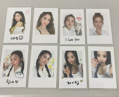 Apink2022年曆拍立得