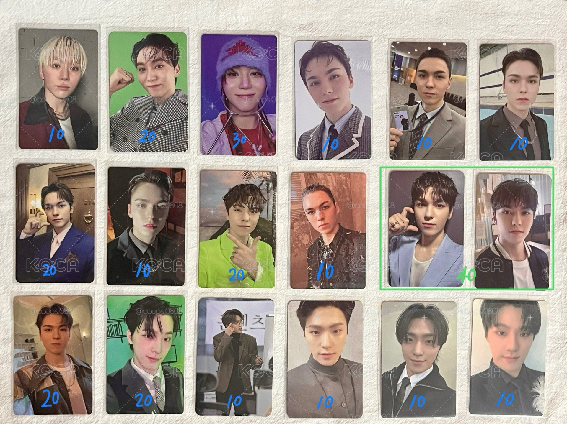 Seventeen 小卡