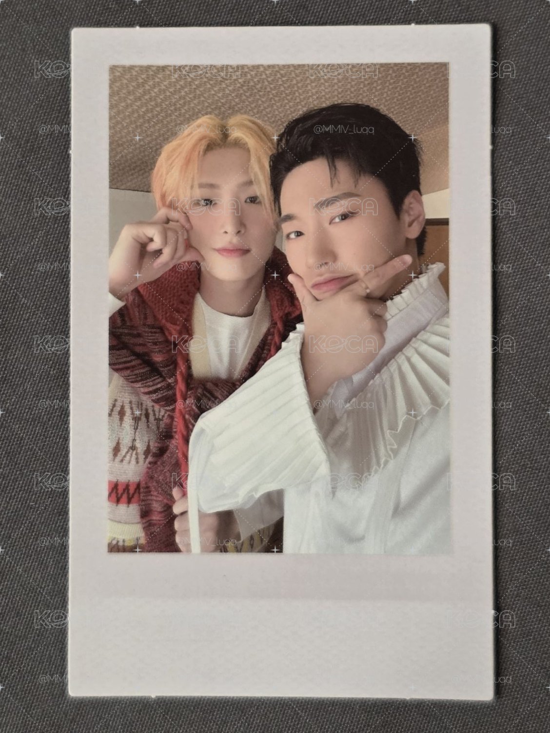 ATEEZ 4期會員禮 拍立得卡 傘＆琦