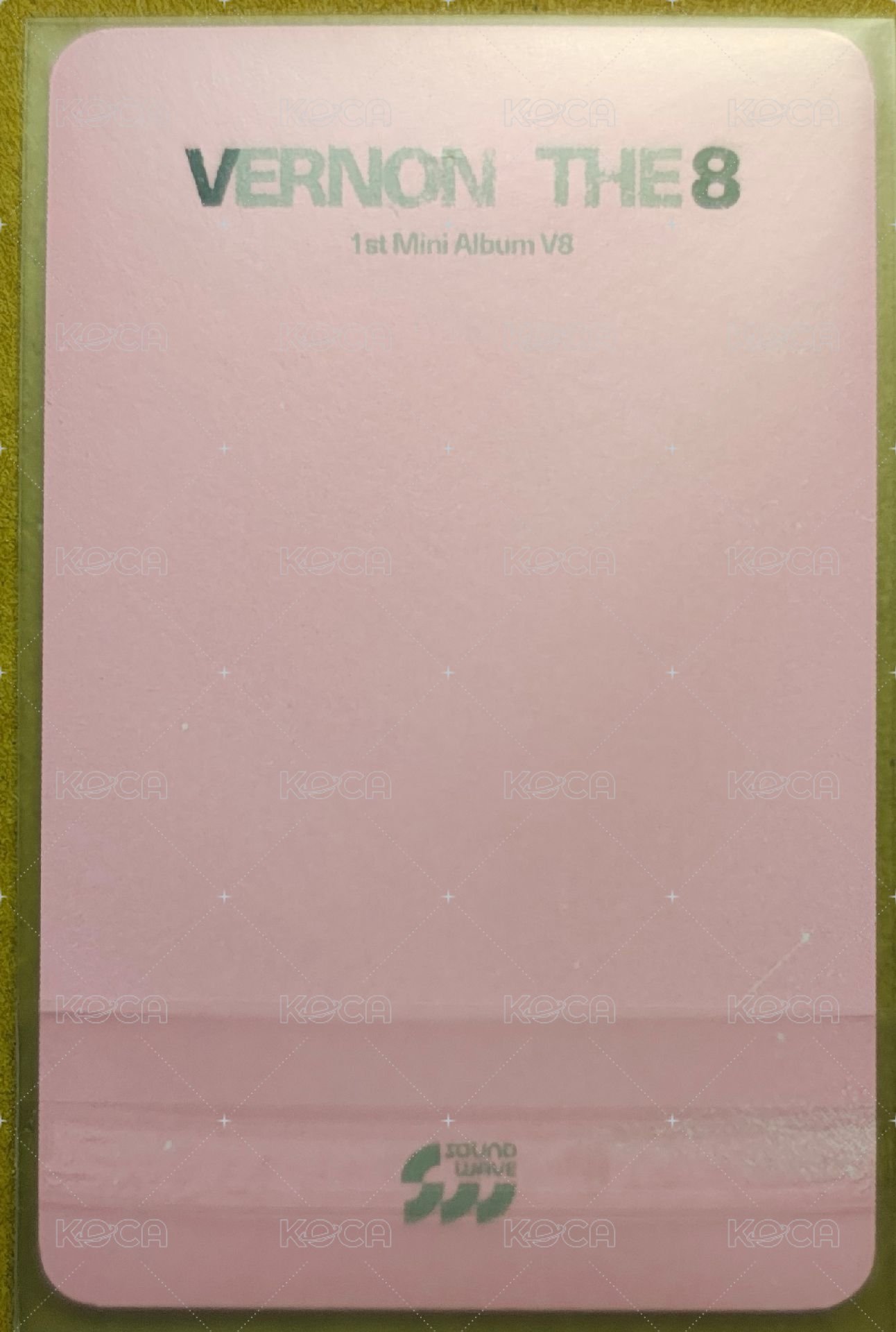 ‘V8’ sw COMPACT ver. 特典卡  背面