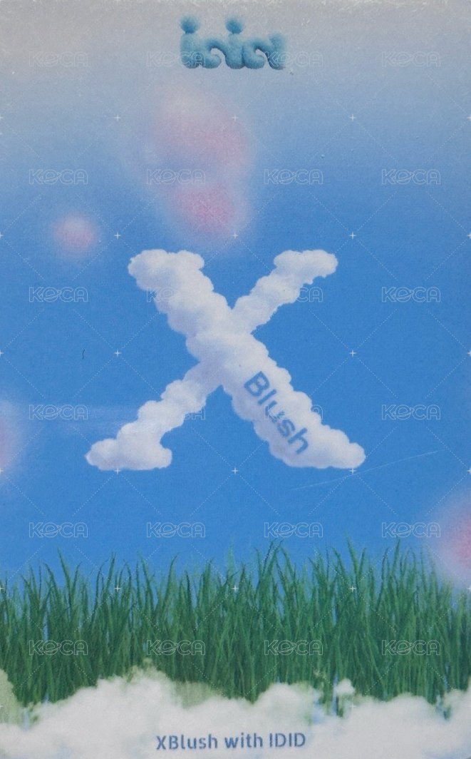 XBlush雜誌 雜誌卡  背面