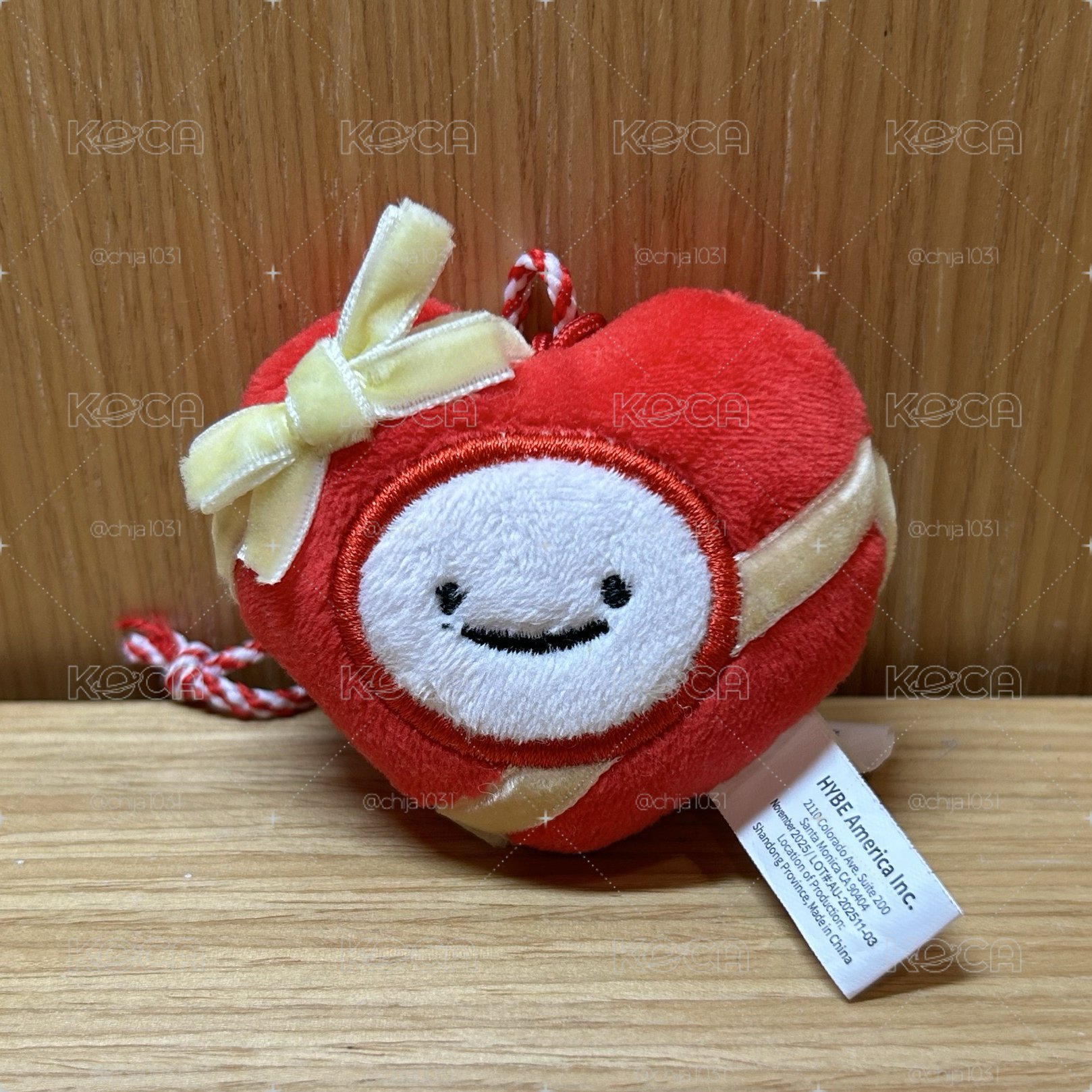 BBNEXDO 聖誕快閃 隨機絨毛吊飾 WOONBABY