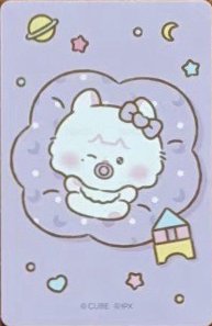 minini baby 隨機卡  背面