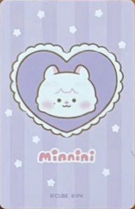 minini baby 隨機卡  背面
