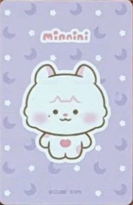minini baby 隨機卡  背面