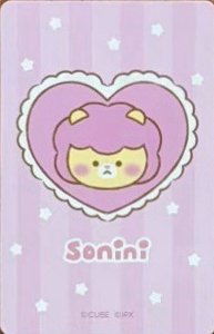 minini baby 隨機卡  背面