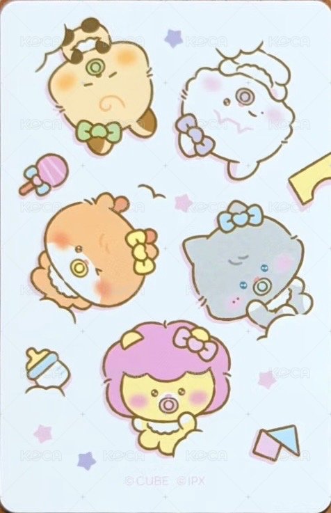minini baby 滿額卡  背面