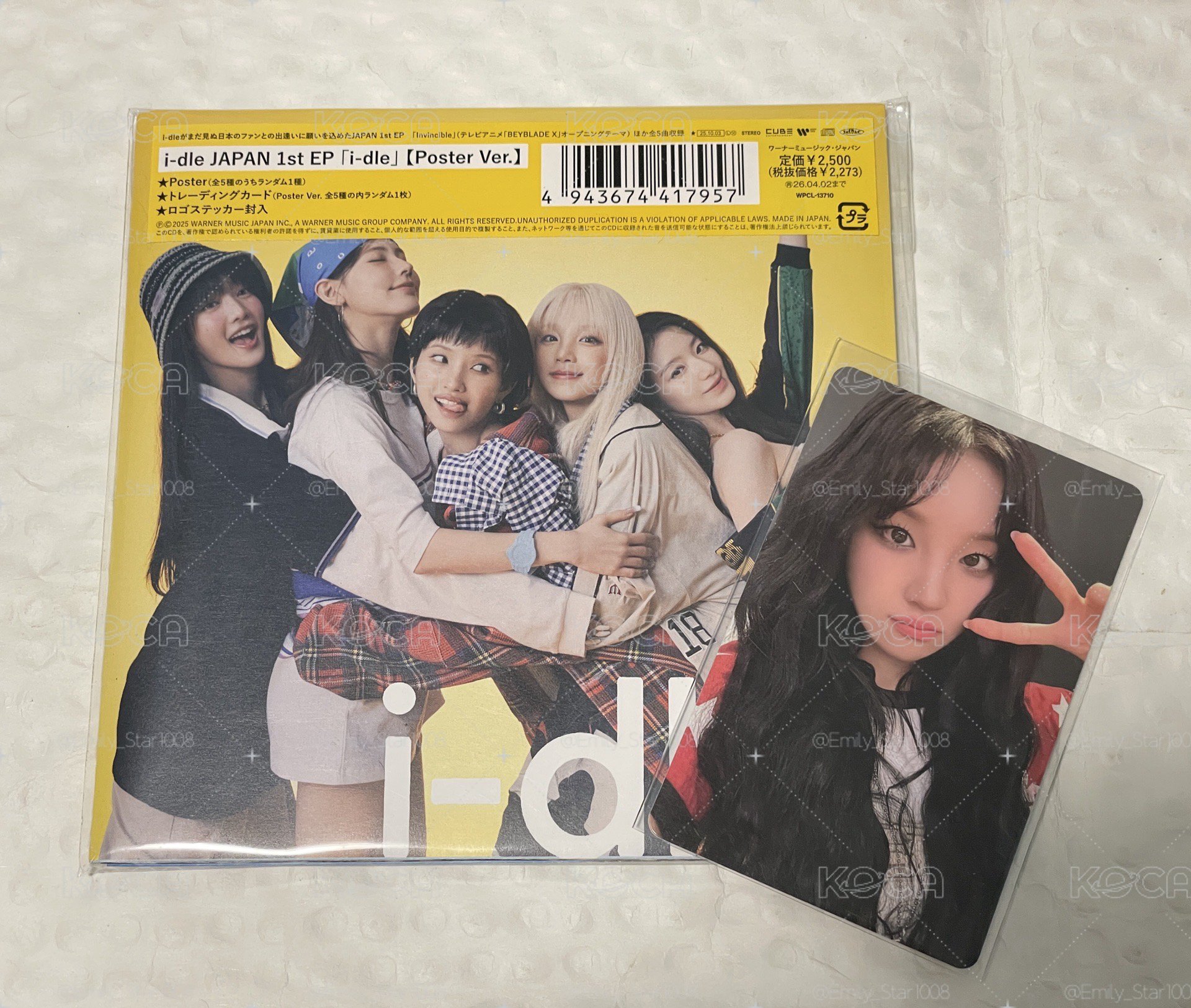 i-dle 日專海報版 全新未拆