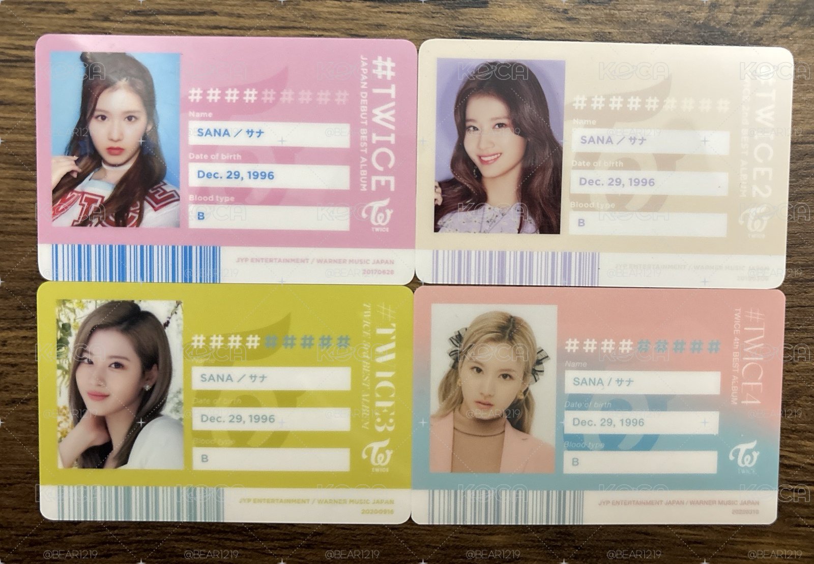 SANA💜日專ID卡