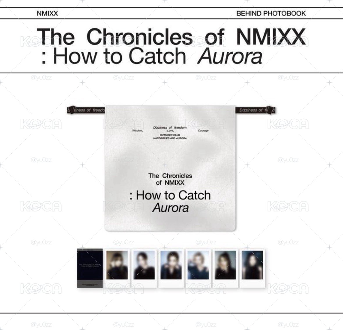 NMIXX 極光寫真 束口袋