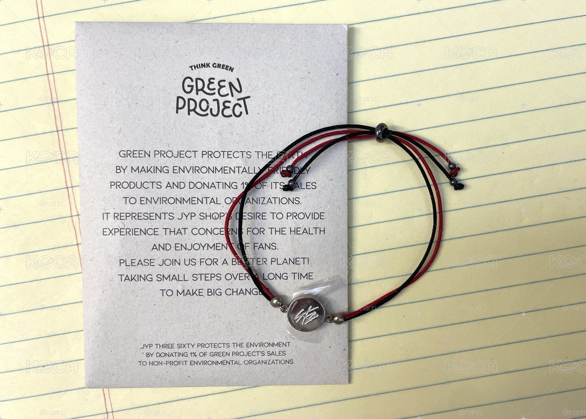 SKZ green project手鍊