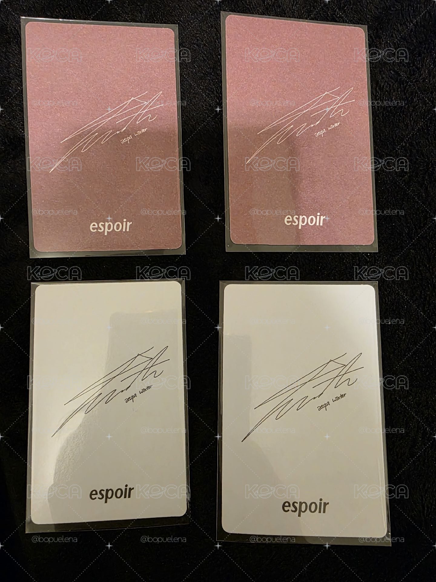 Winter espoir 四張