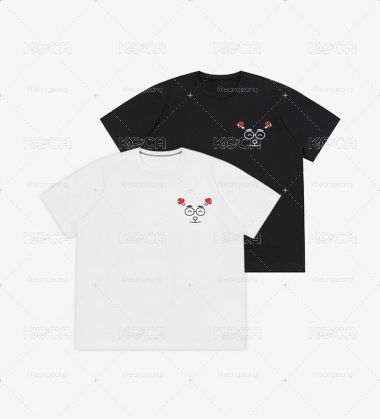 T1 X Untara 線條T shirt 