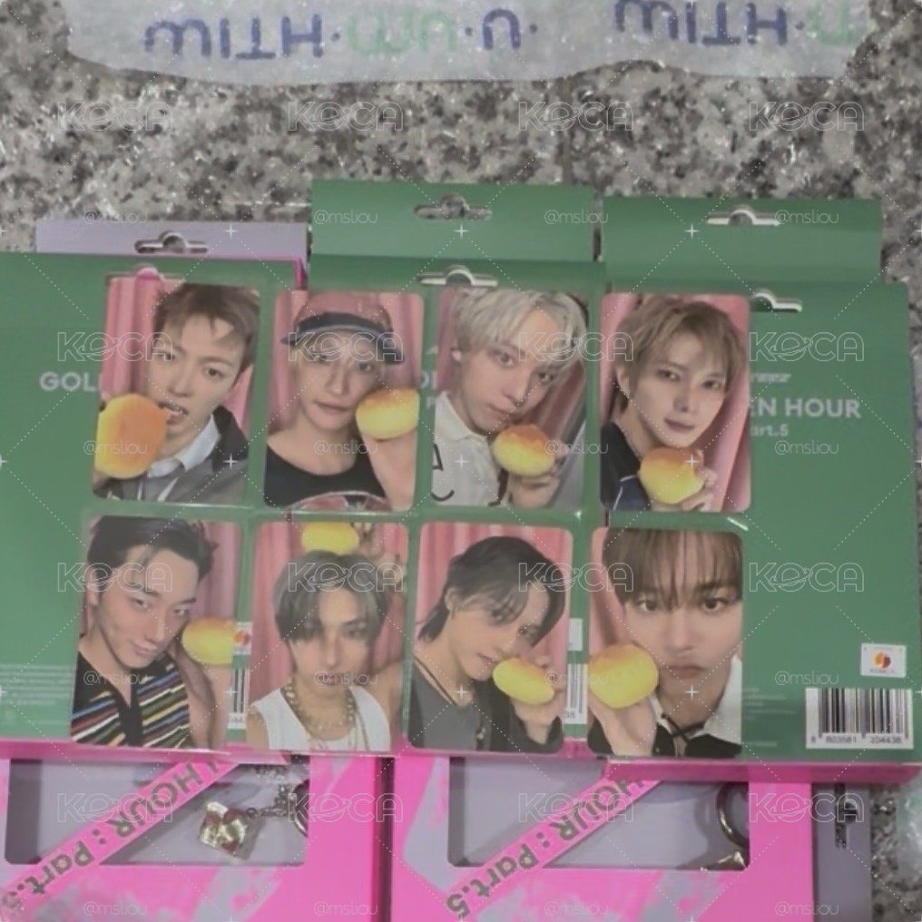 ATEEZ GH5 WITHMUU KEY CHAIN Ver.吊飾專+特典卡