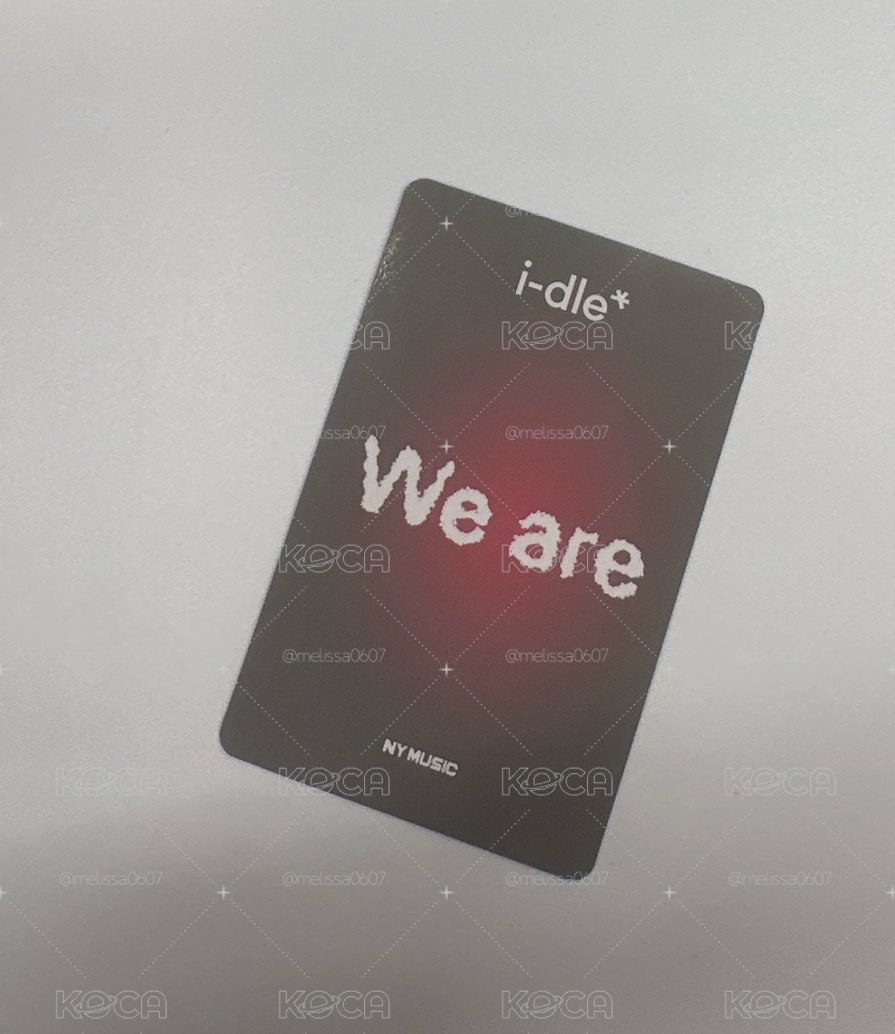 小娟 We are 楠藝 線下5.0 幸運卡 放大鏡