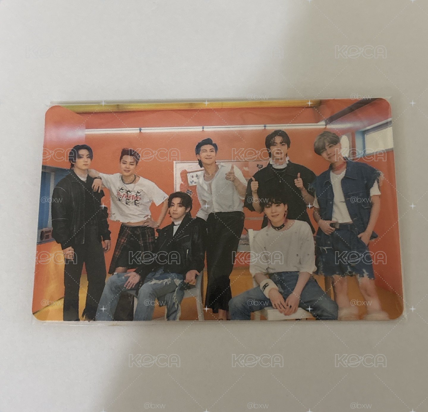 BTS butter 團體小卡