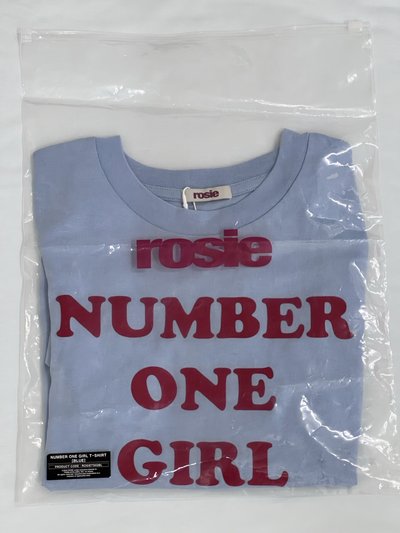 ROSÉ number one girl T-shirt藍色