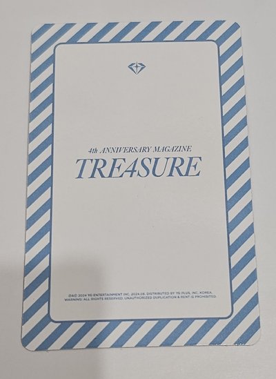 TREASURE 4th ANNIVERSARY MAGAZINE HARUTO 🦋