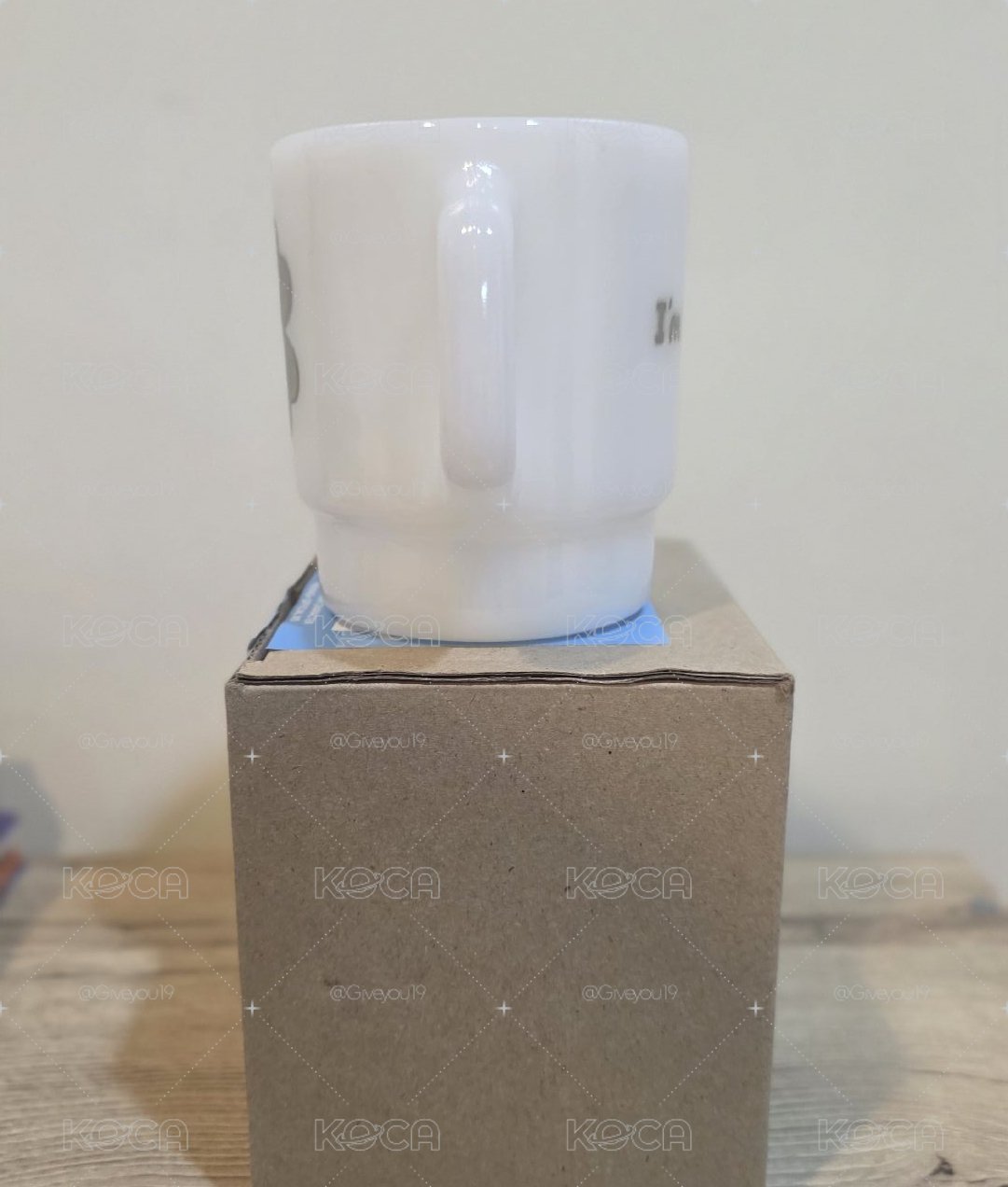 朴恩斌 MD Bining 白色造型馬克杯