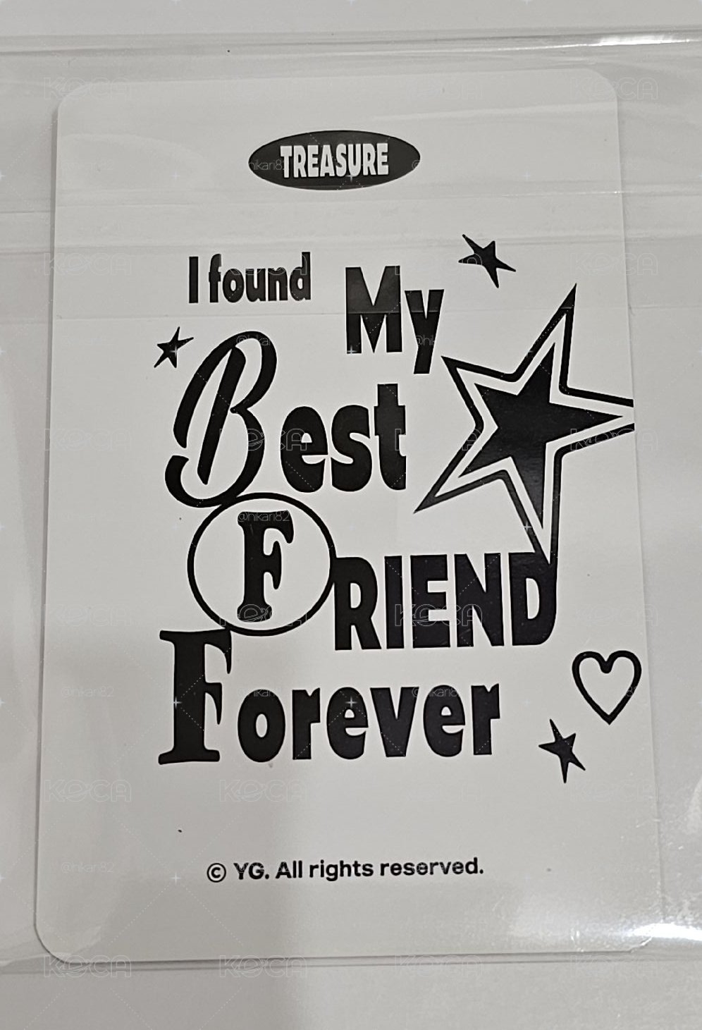 TREASURE BEST FRIEND FOREVER HARUTO 🦋