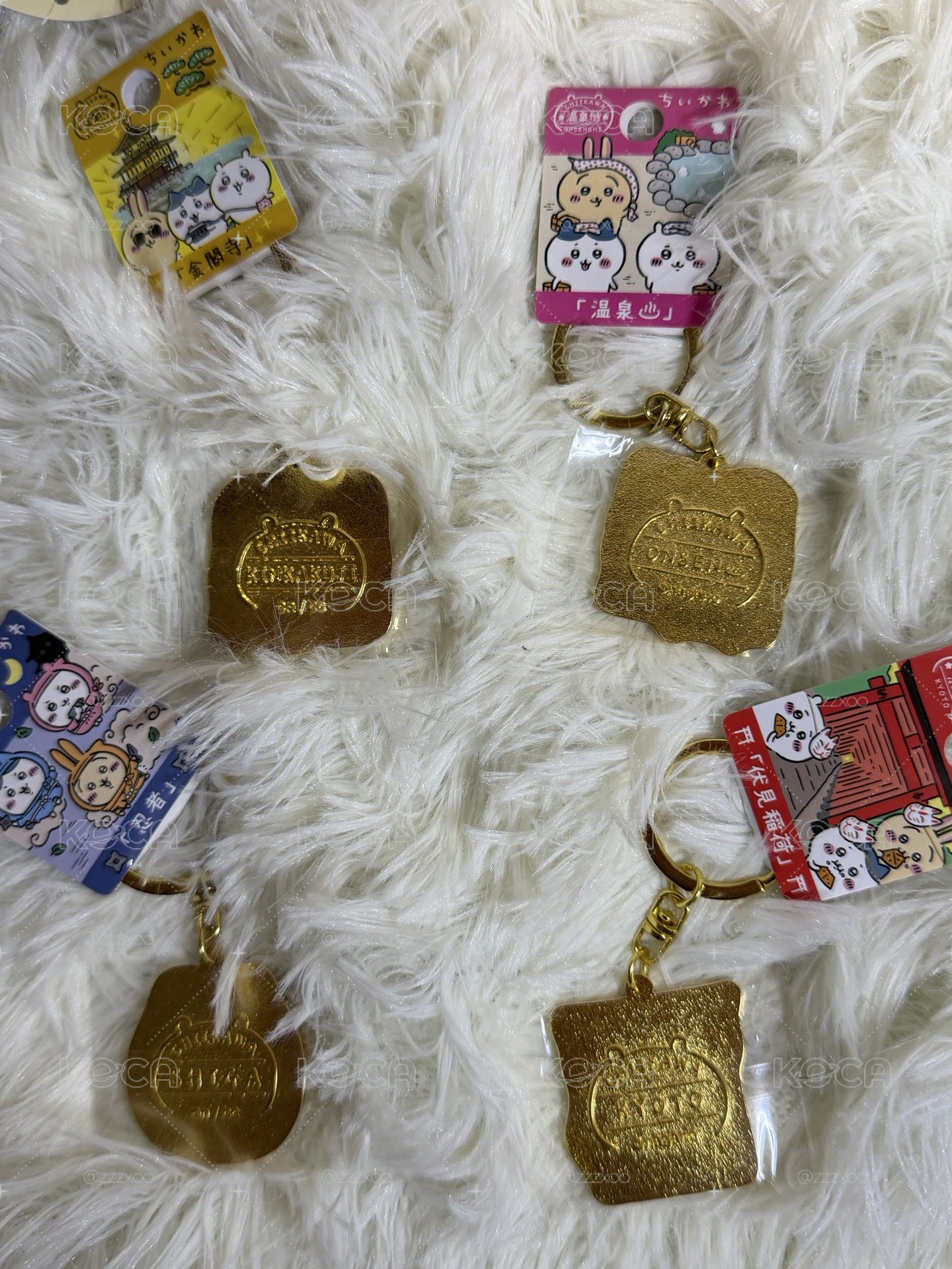 小八地區限定 鑰匙圈吊飾 金閣寺鐵牌