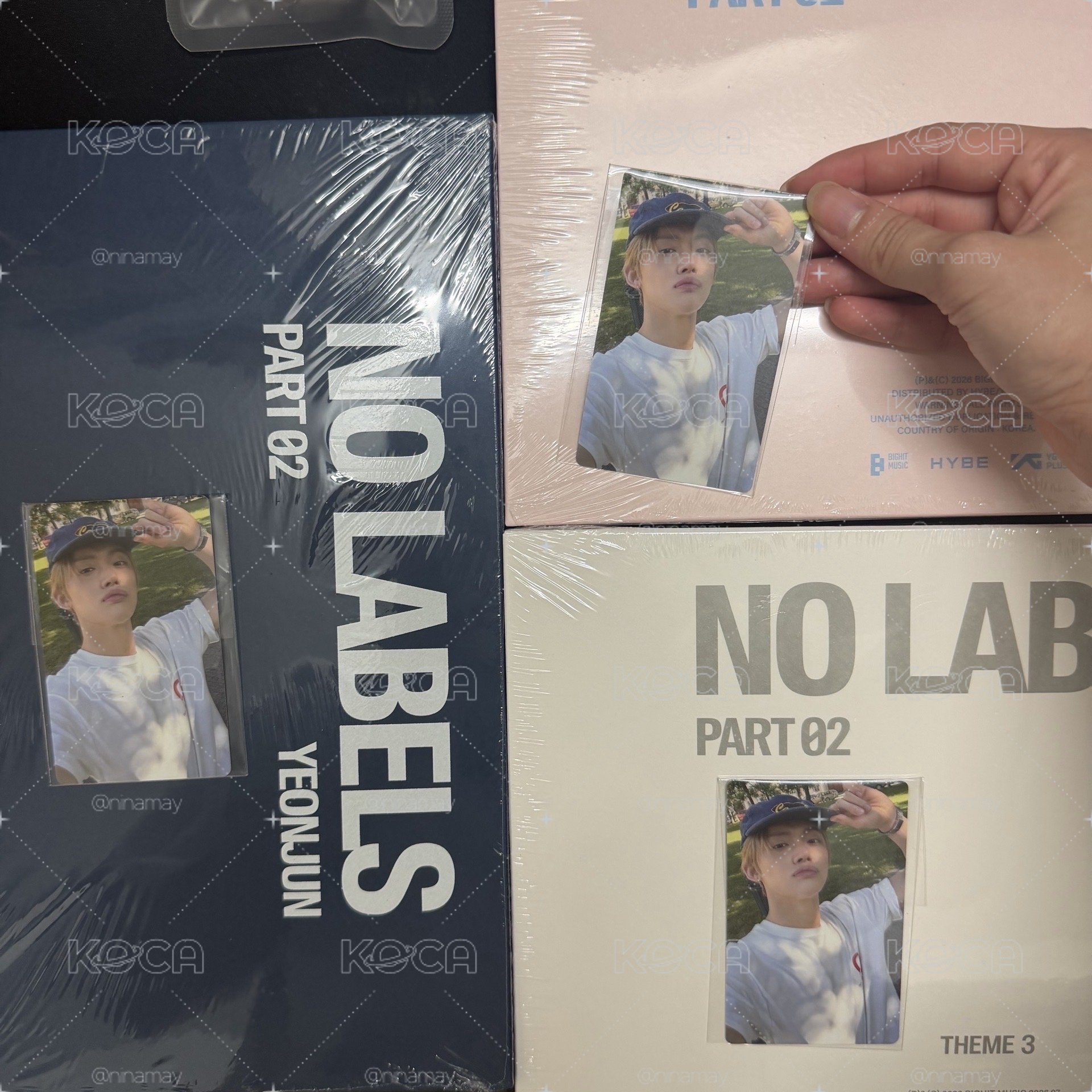 TXT 崔然竣 專輯 pb 試聽會特典小卡