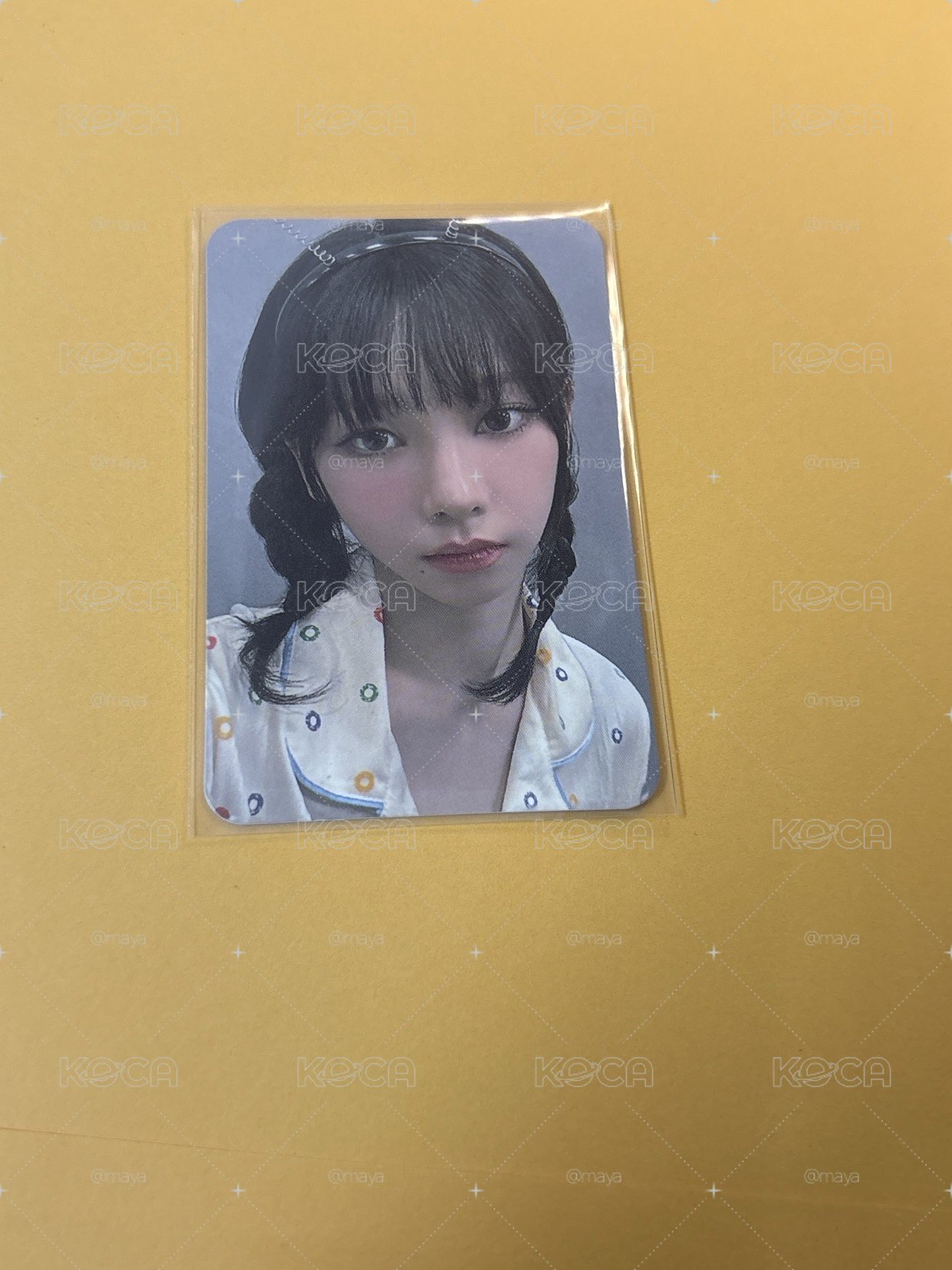 aespa 劉知珉 Karina 正規一 YES24直播柚 睡衣柚