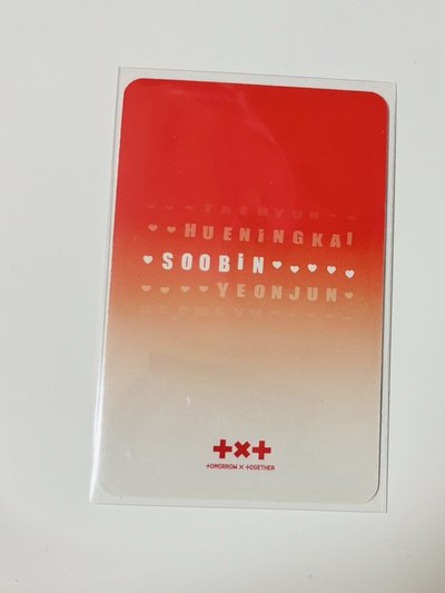 《LOVE LANGUAGE》官方隨機專輯封入小卡 SOOBIN 
