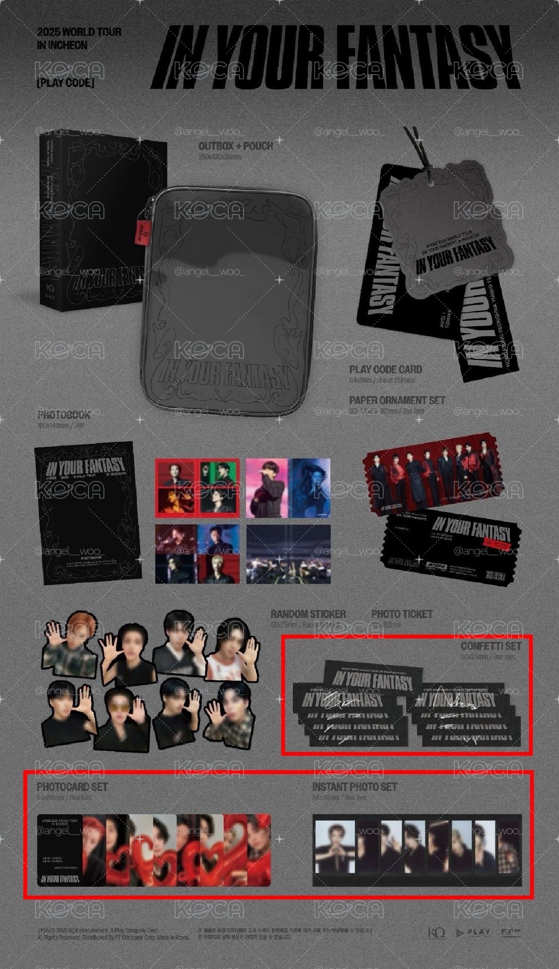 ATEEZ IYF仁川 playcode+DVD 個人set拆售
