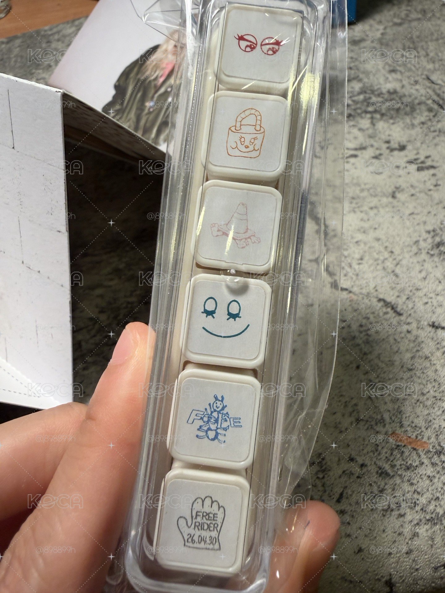 快閃店印章明信片組