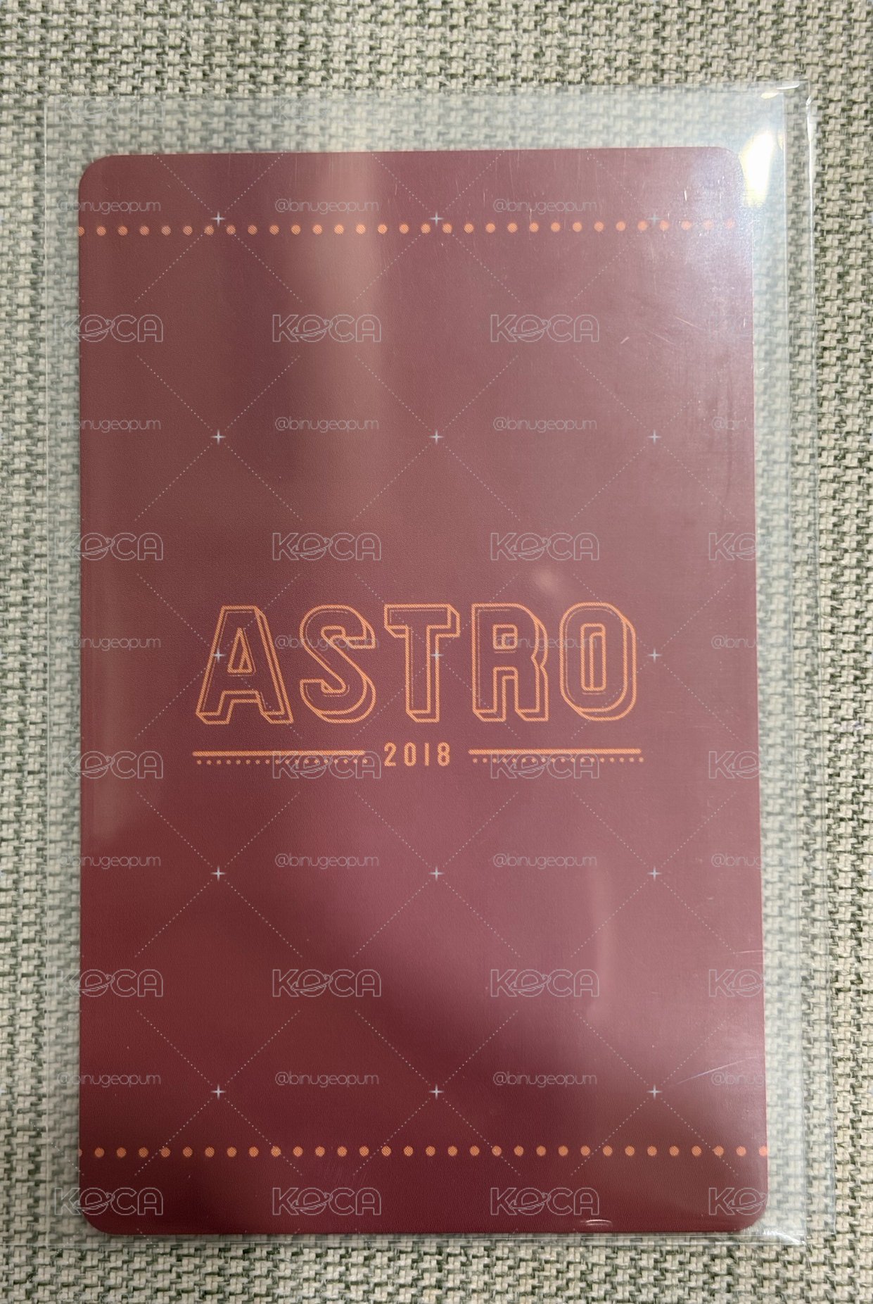 ASTRO 文彬 年曆小卡