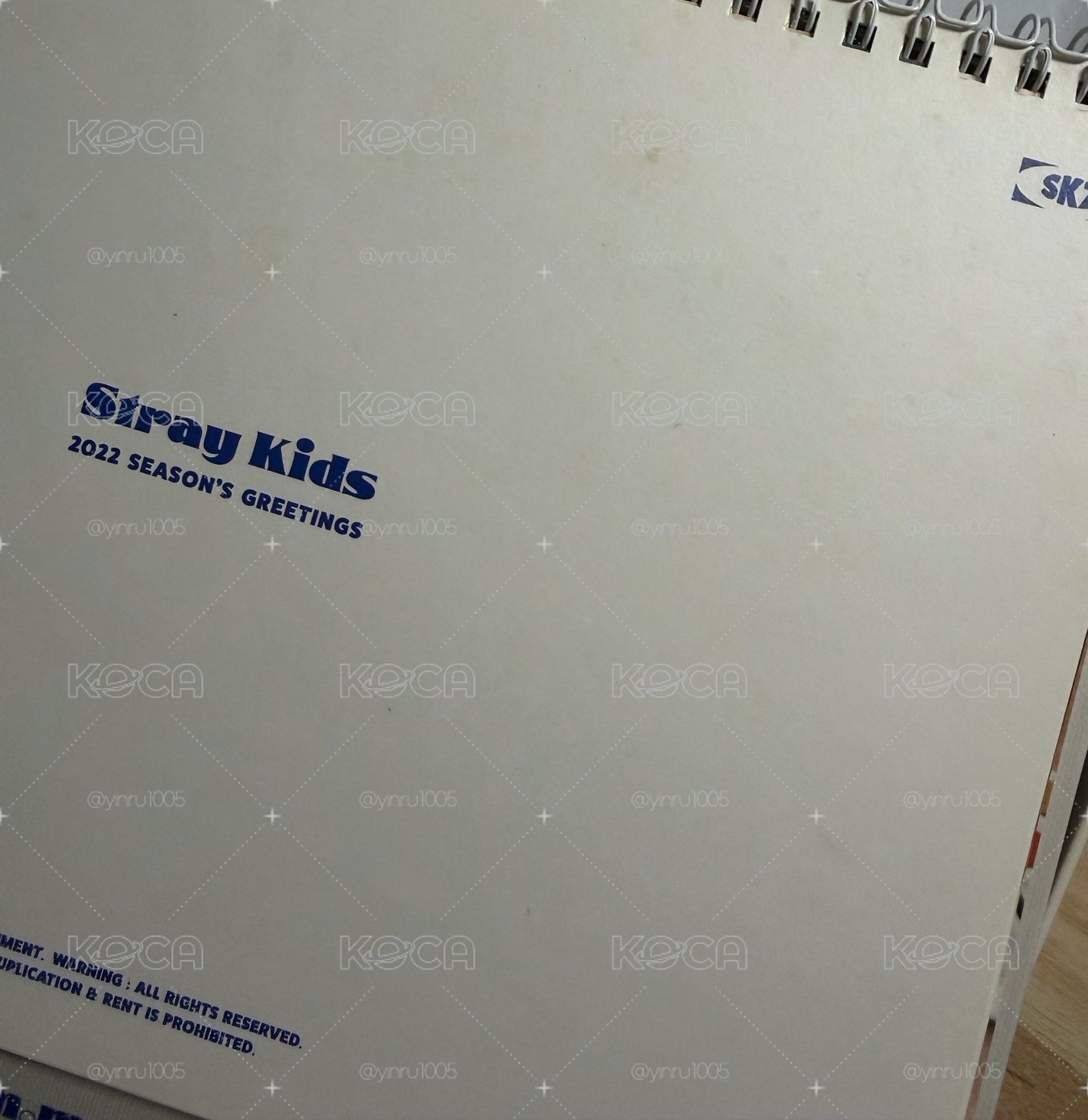 SKZ 桌曆 2021-2024