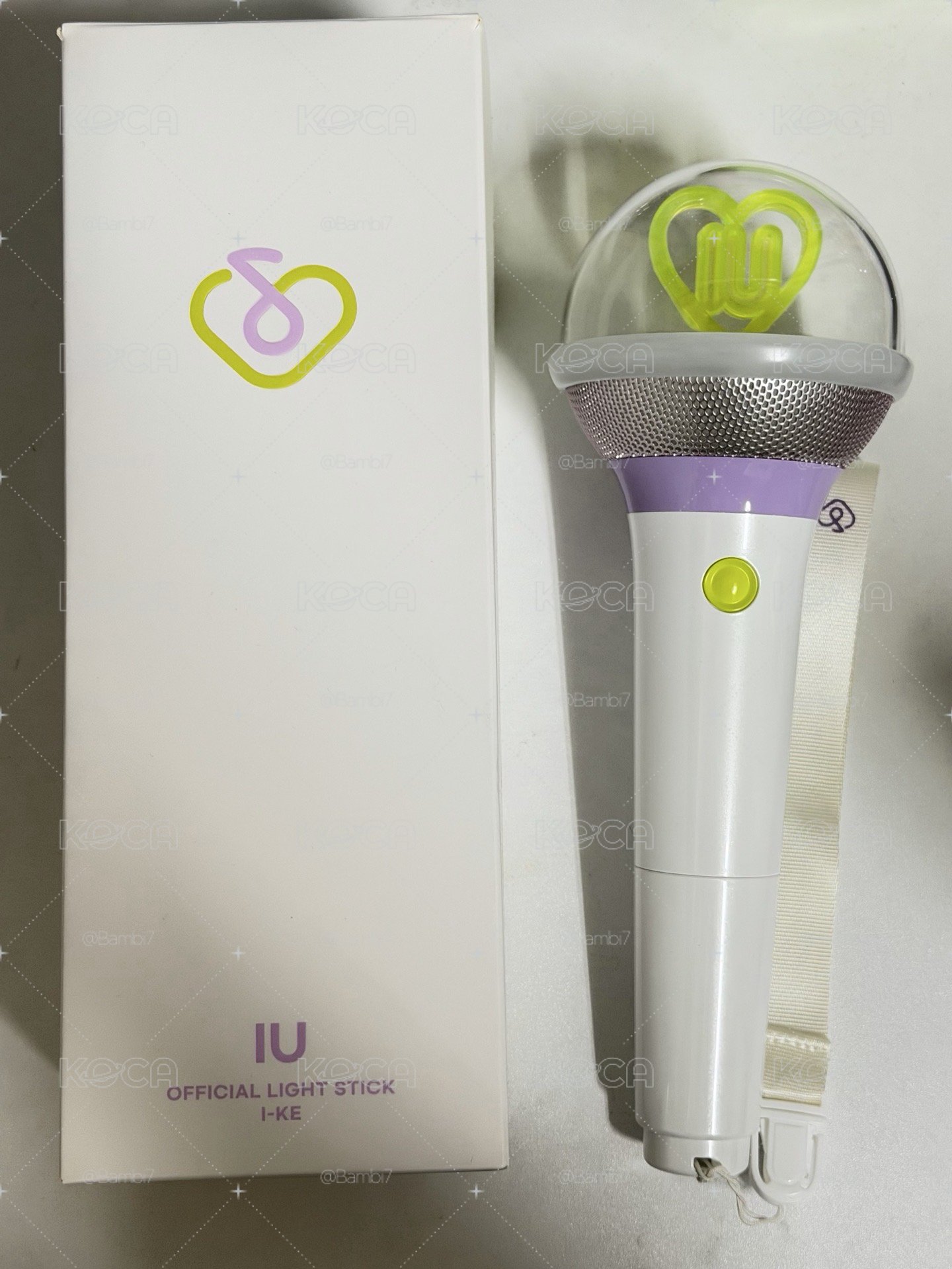 IU 李知恩 官方手燈