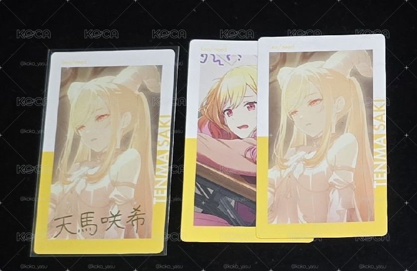 天馬咲希 白情 簽 普卡