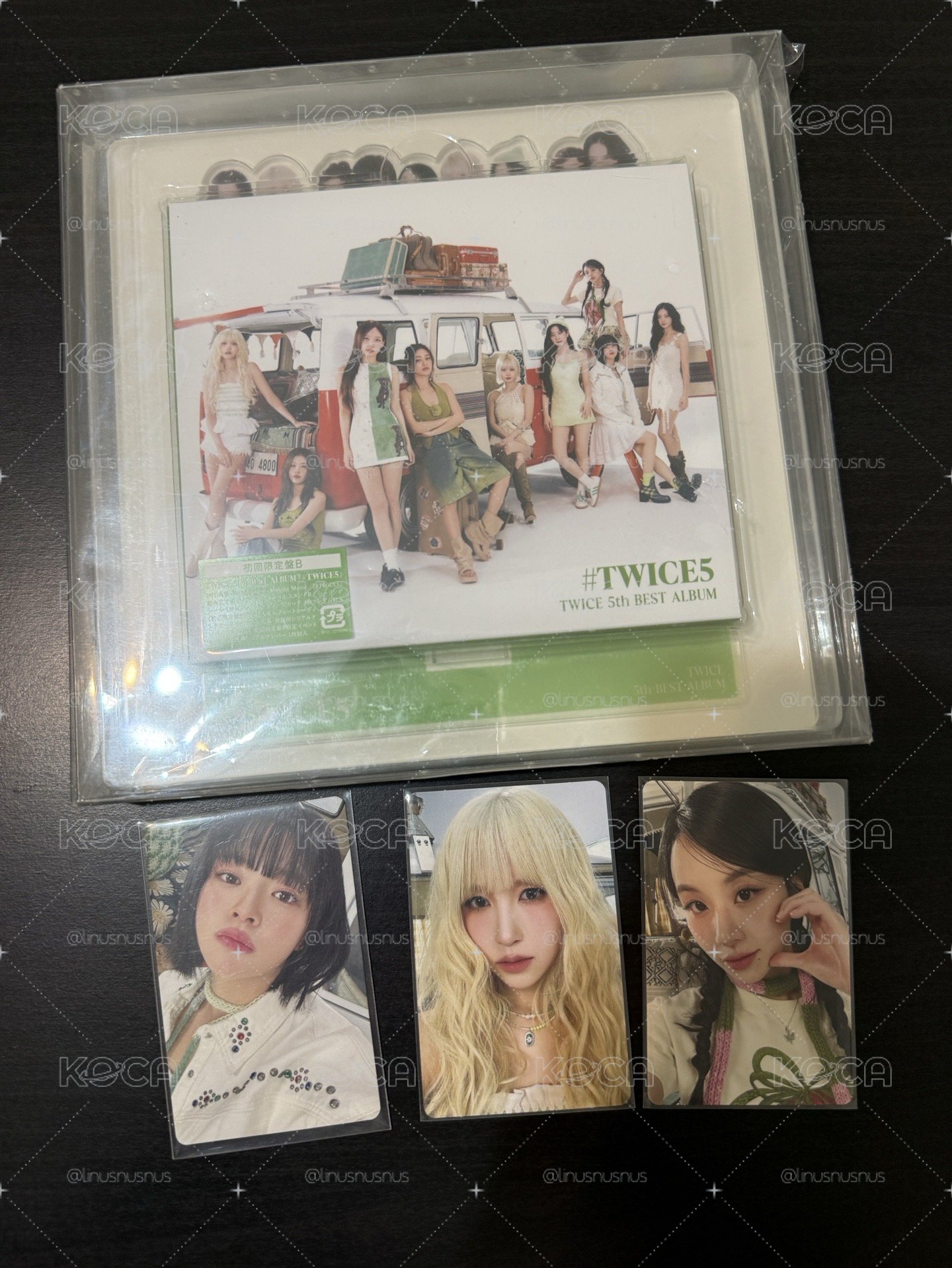 TWICE JP精選五 專輯卡 初回限定B