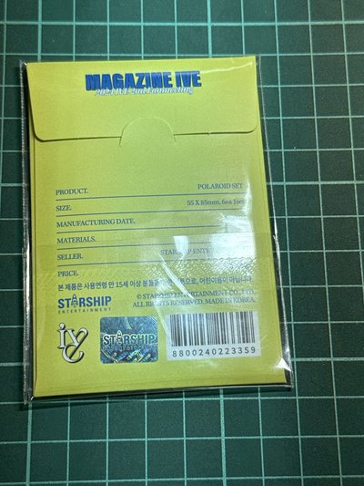 ive 拍立得組 全新未拆