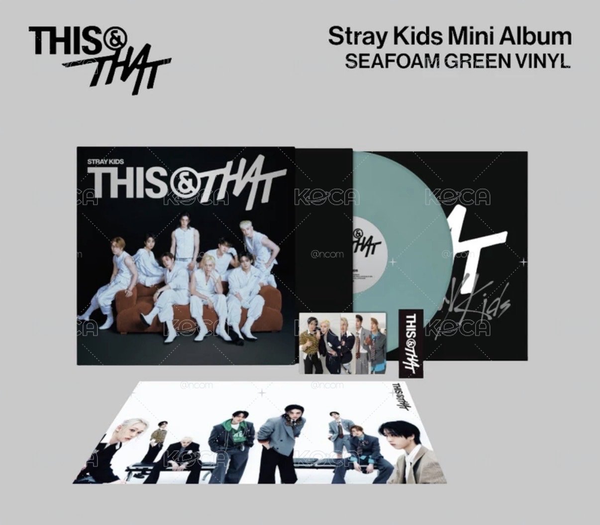 Stray Kids - THIS & THAT 官網限定海沫綠膠