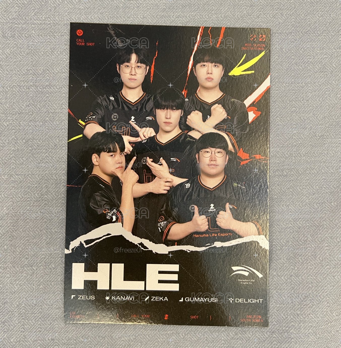 現貨 HLE 2026 MSI 集章明信片 