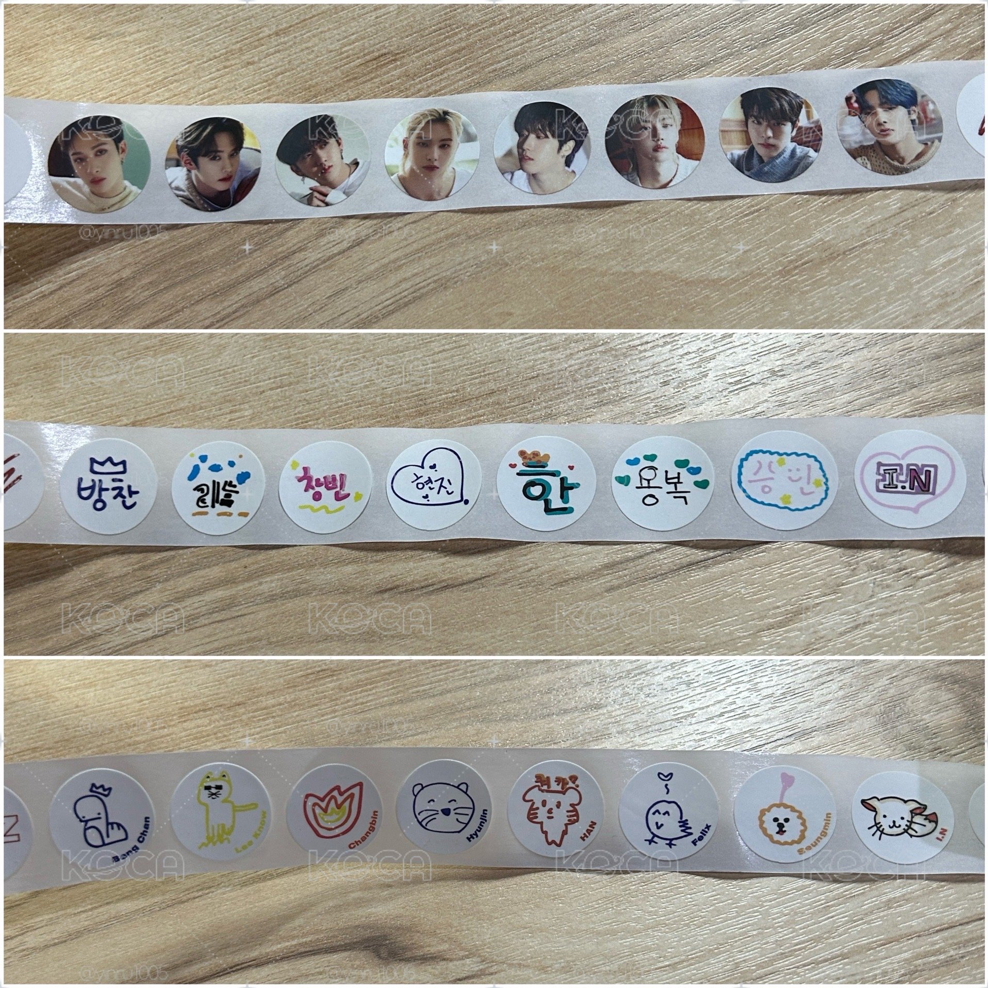SKZ 2022 年曆 便條紙+貼紙