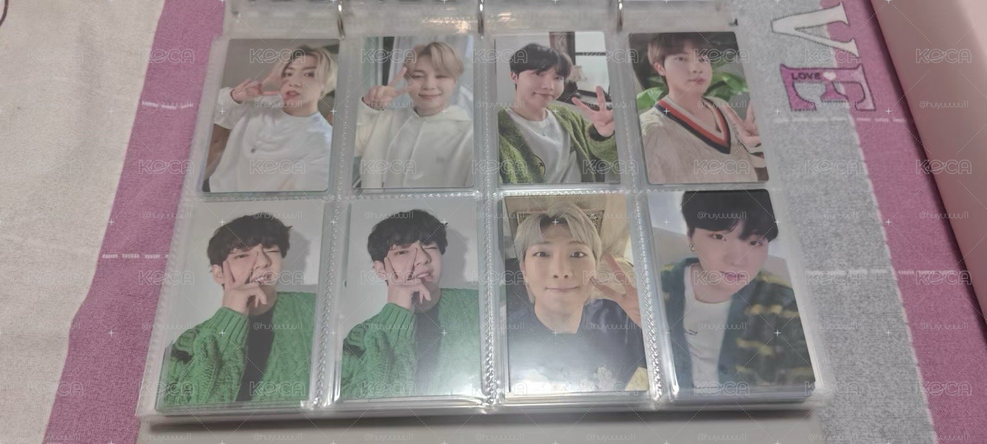 BTS BE m2u 幸運卡