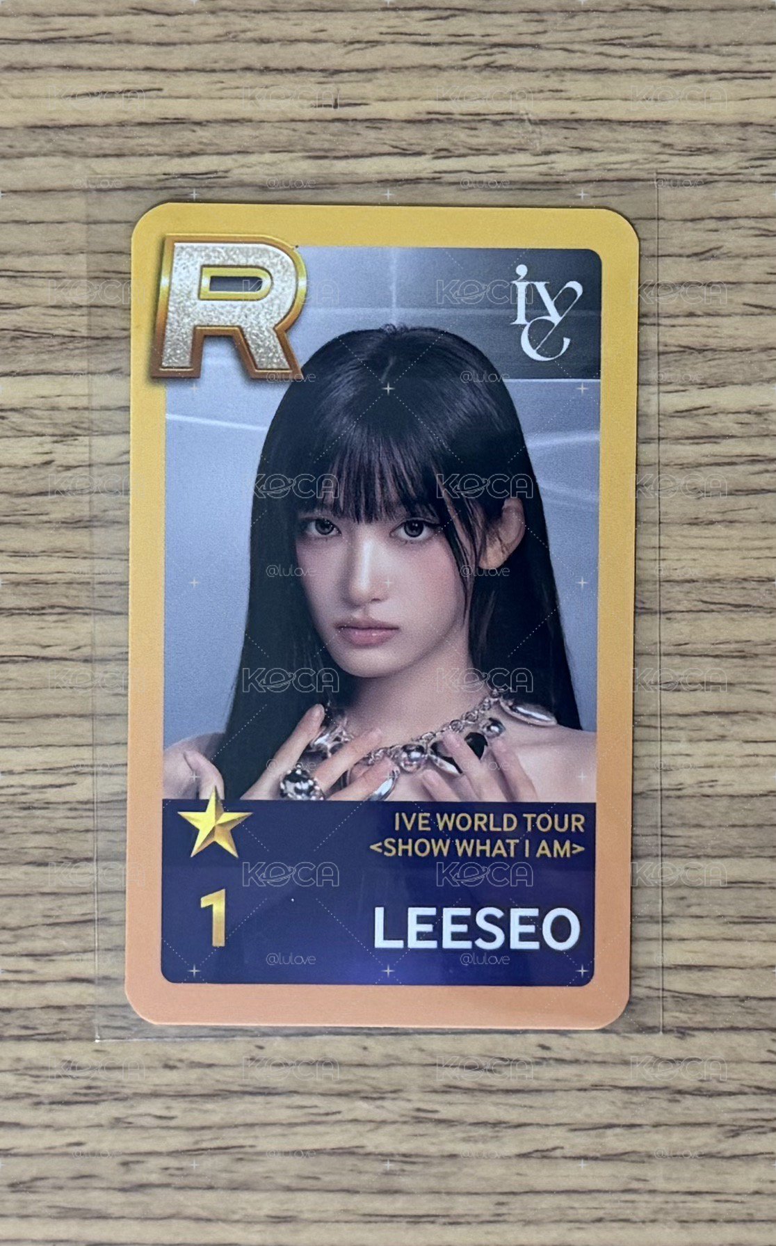 IVE SHOW WHAT I AM 遊戲卡