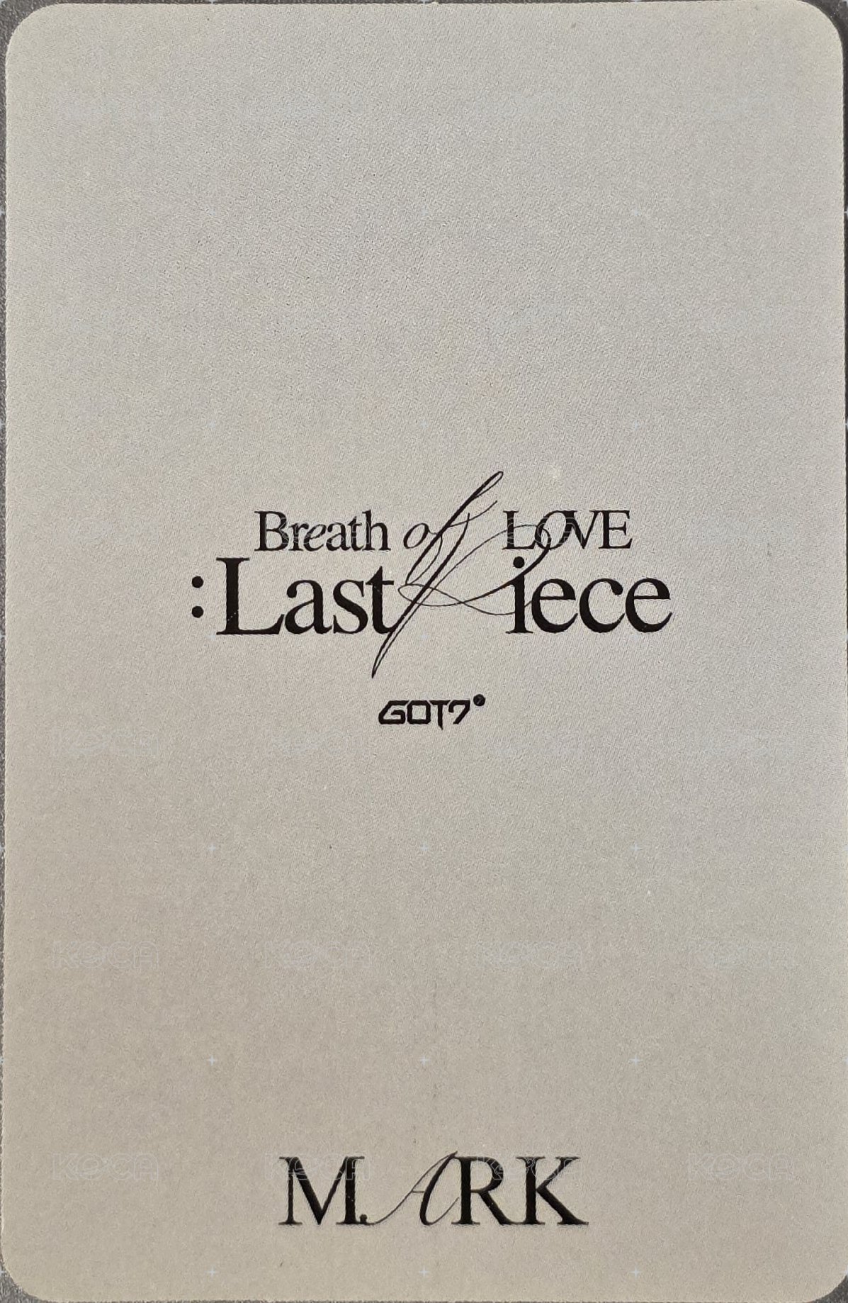 Breath 專輯卡  背面