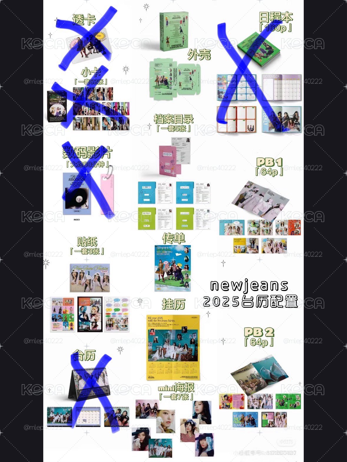 NewJeans 2025年曆