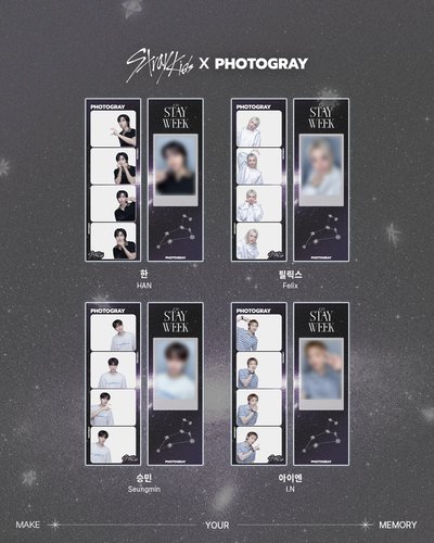 Stray Kids STAY WEEK X PHOTOGRAY 人生四格卡 代印