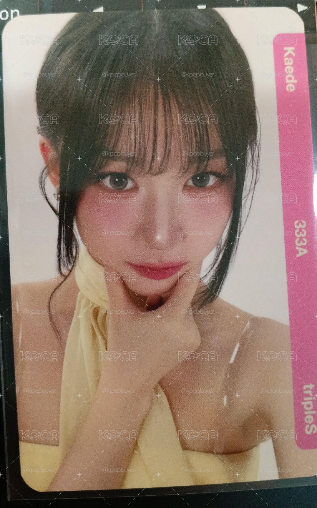 tripleS msnz 入場卡 Kaede