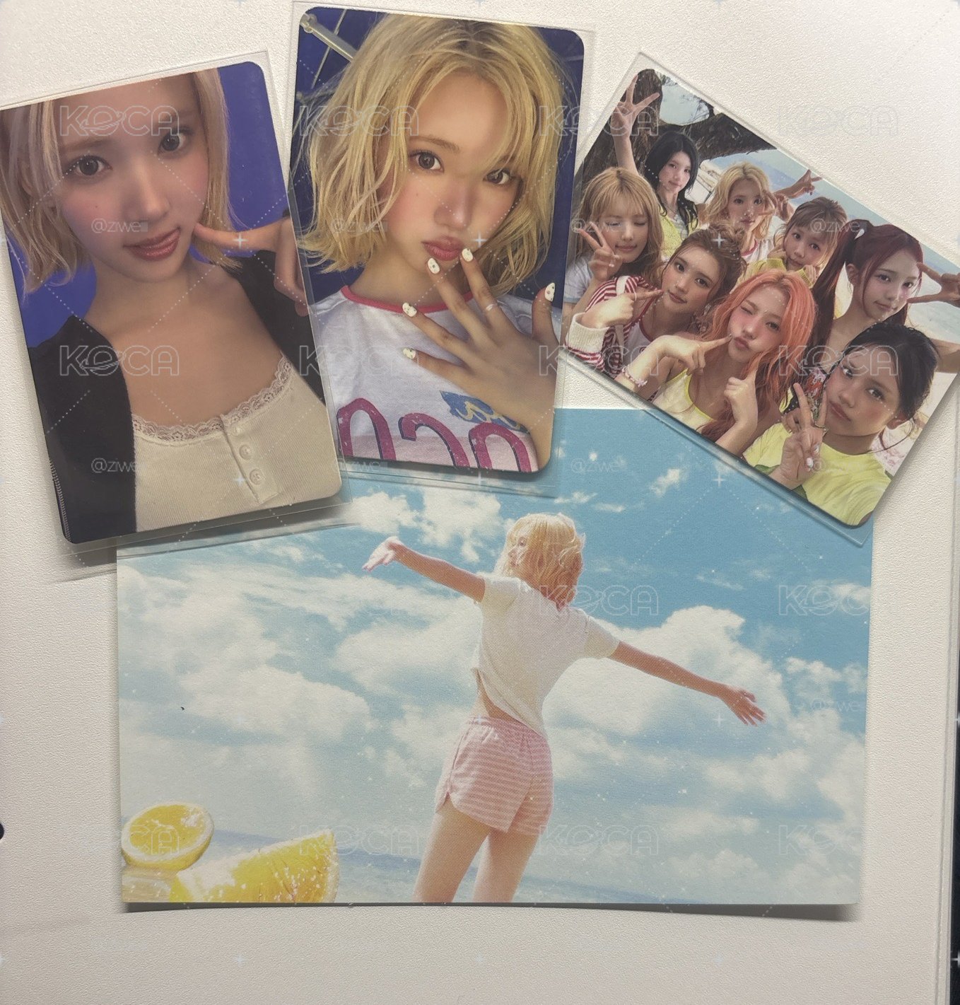 jiwoo wm特典卡➕專卡➕明信片➕團卡