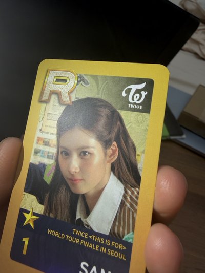 TWICE 首爾Finale 遊戲卡-SANA